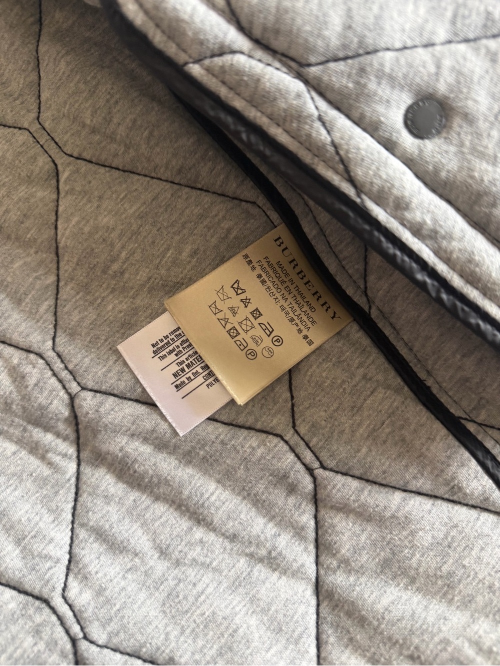 Burberry Black Trench Coat with Quilted Detachable Vest - Picture 8 of 11